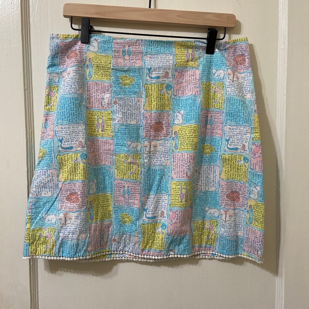 Lilly Pulitzer LP Written in the Stars Skirt EUC
